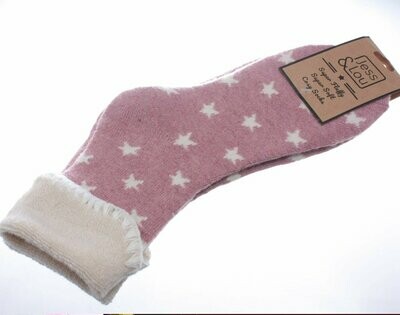 Cosy Cuff Socks with Stars