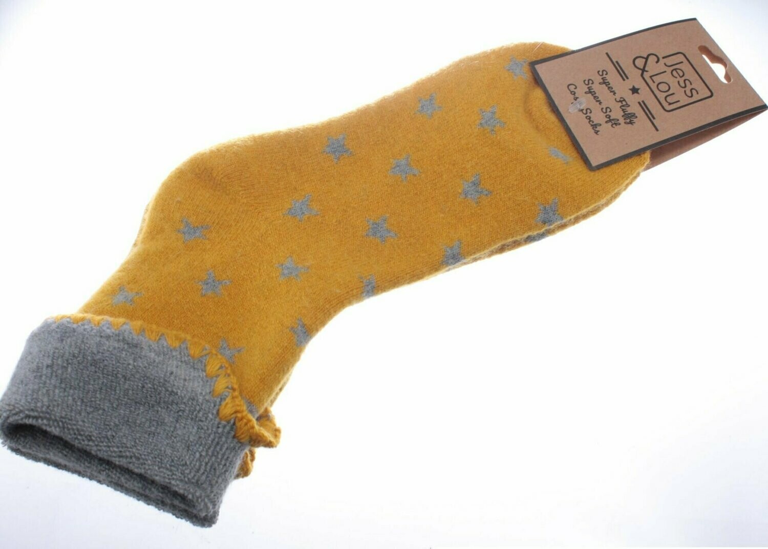 Cosy Cuff Socks with Stars