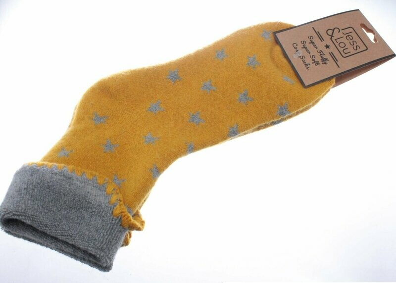 Cosy Cuff Socks with Stars