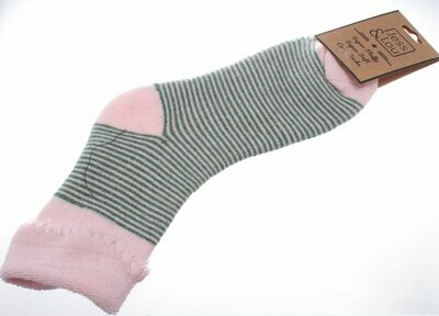 Cosy Cuff Socks with Stripes