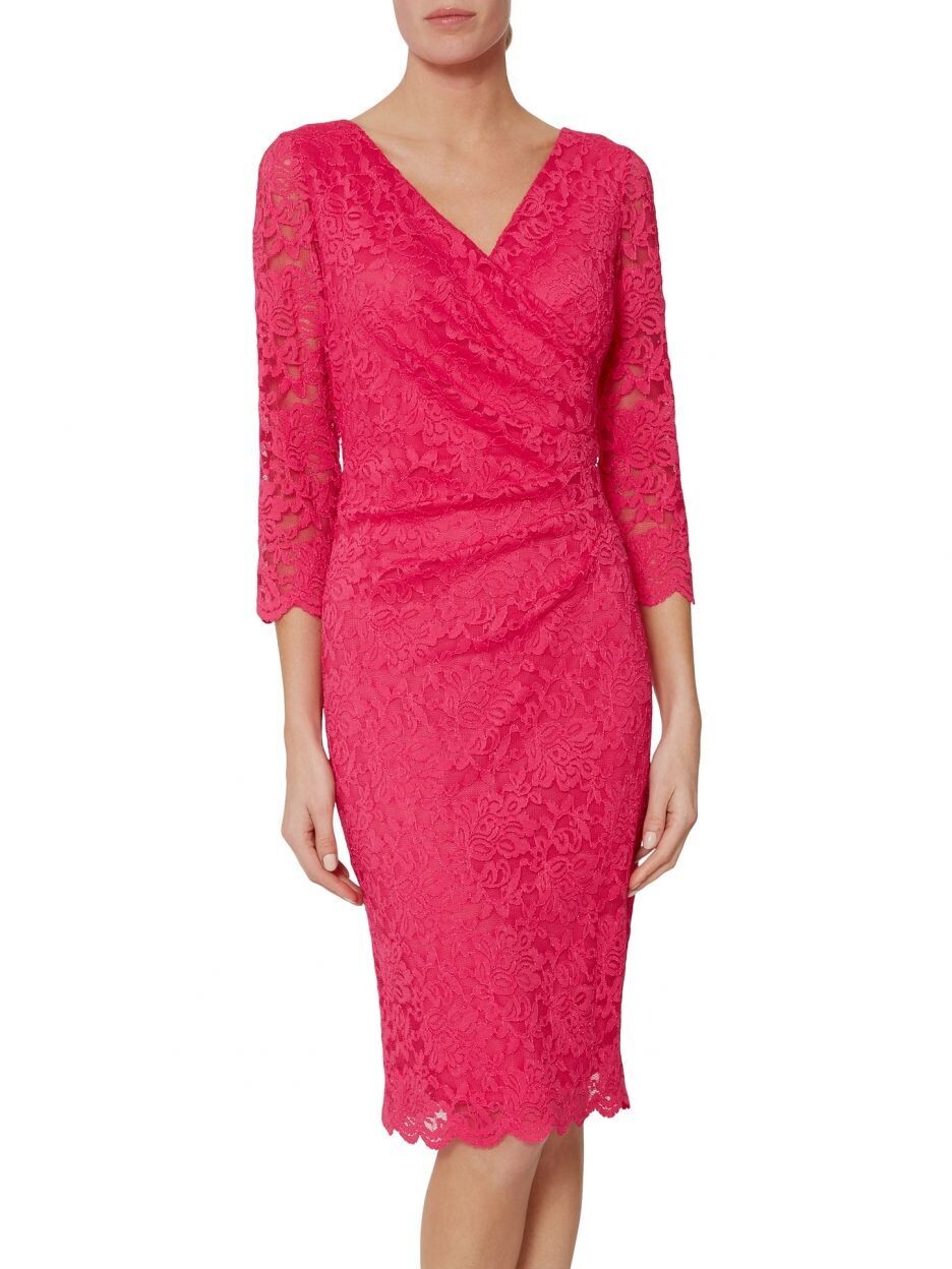 Lyria Scallop Lace Dress