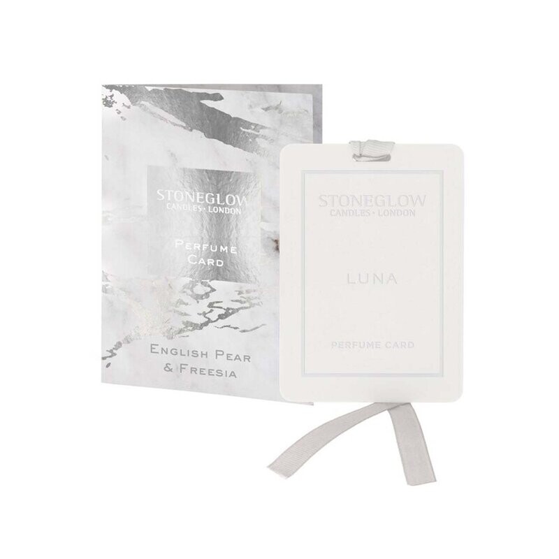English Pear & Freesia Perfume Card