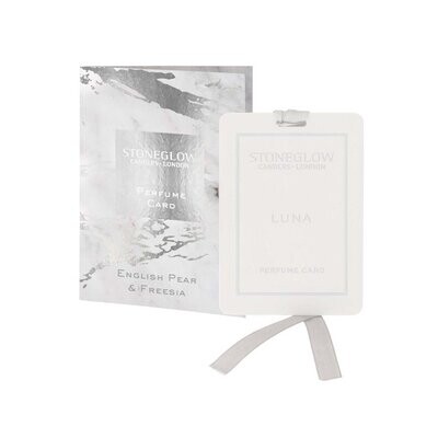 English Pear & Freesia Perfume Card