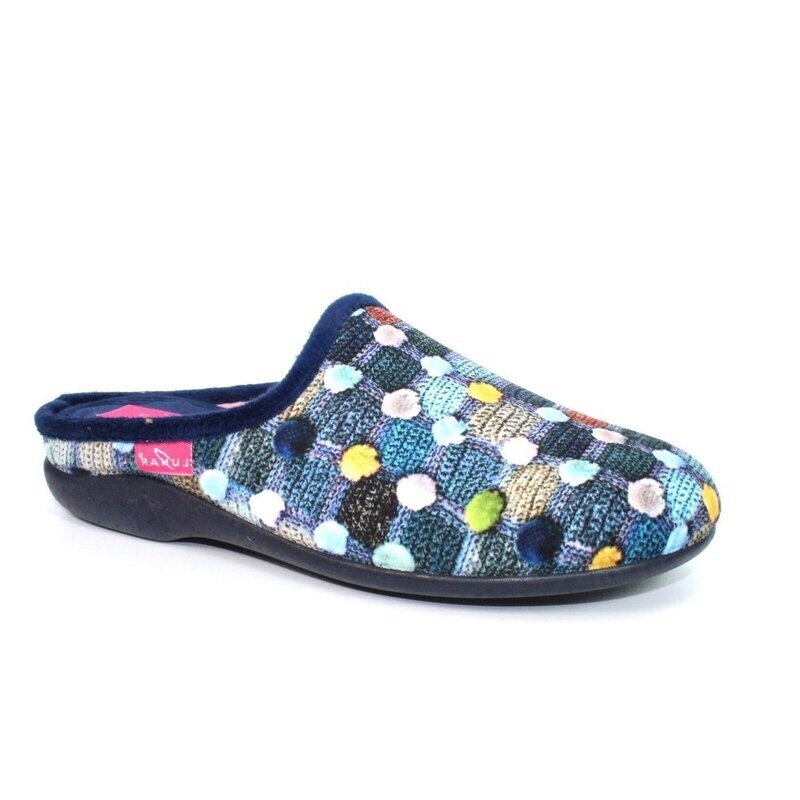 Crackle Slipper Blue