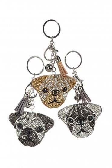 Pug Keyring