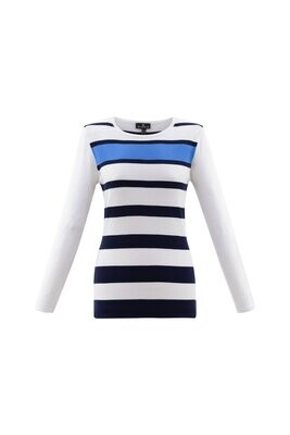 Stripe Jumper- Navy