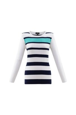 Stripe Jumper- Light Blue