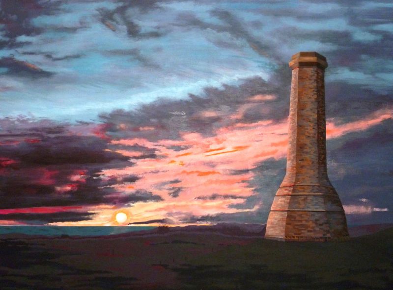 Hardy Monument winter sun (Print) Hardy Monument winter sun (Print)