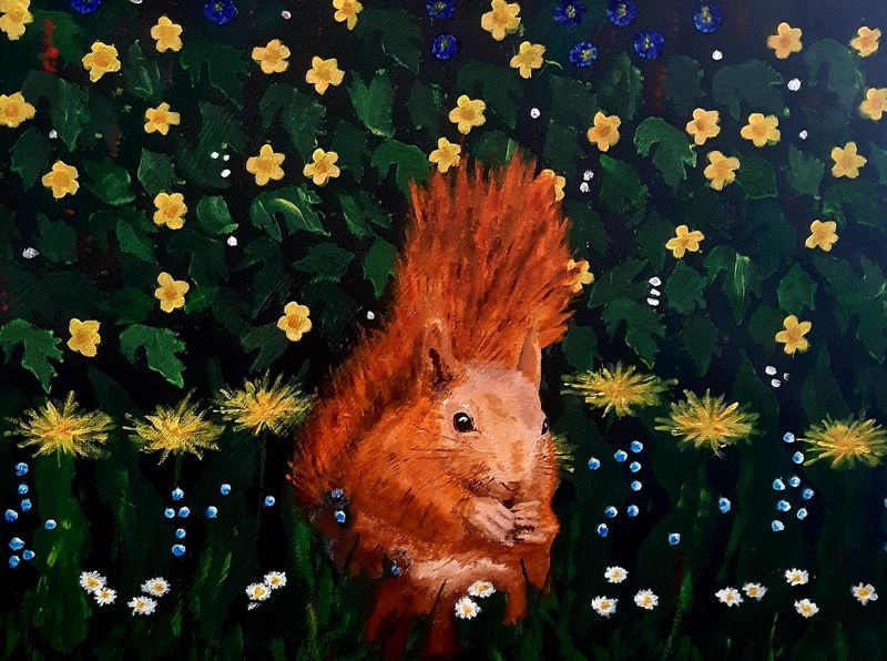 Red Squirrel (Original Artwork) Red Squirrel (Original Artwork)