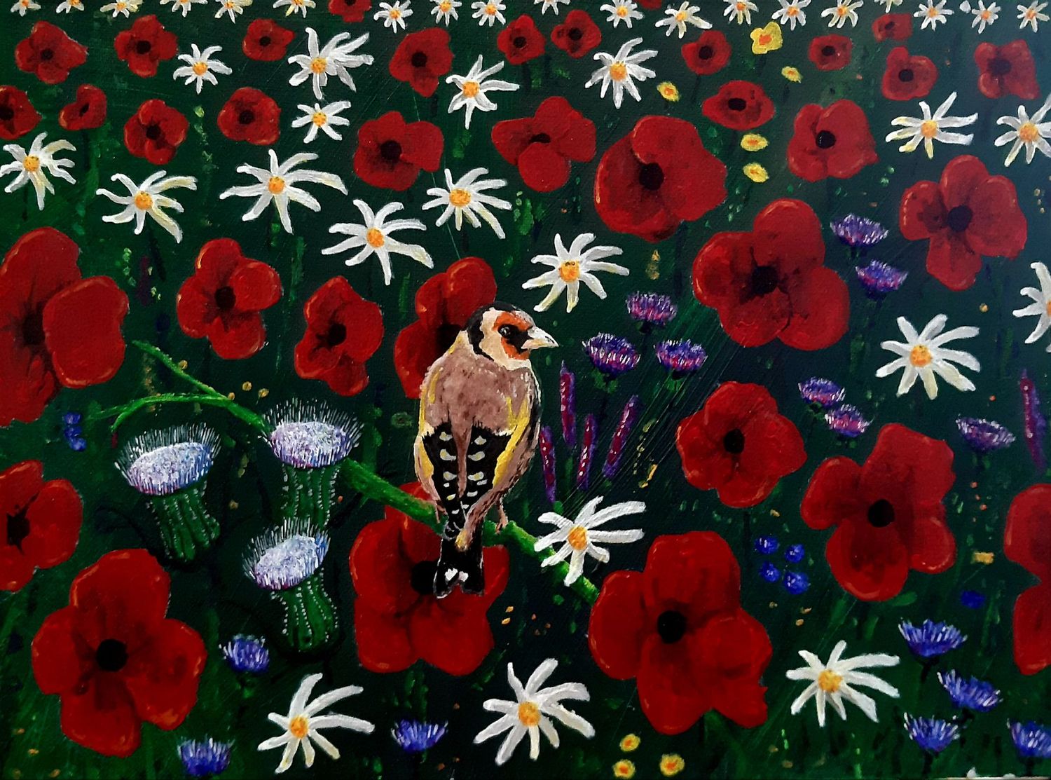 Gold Finch (Print)