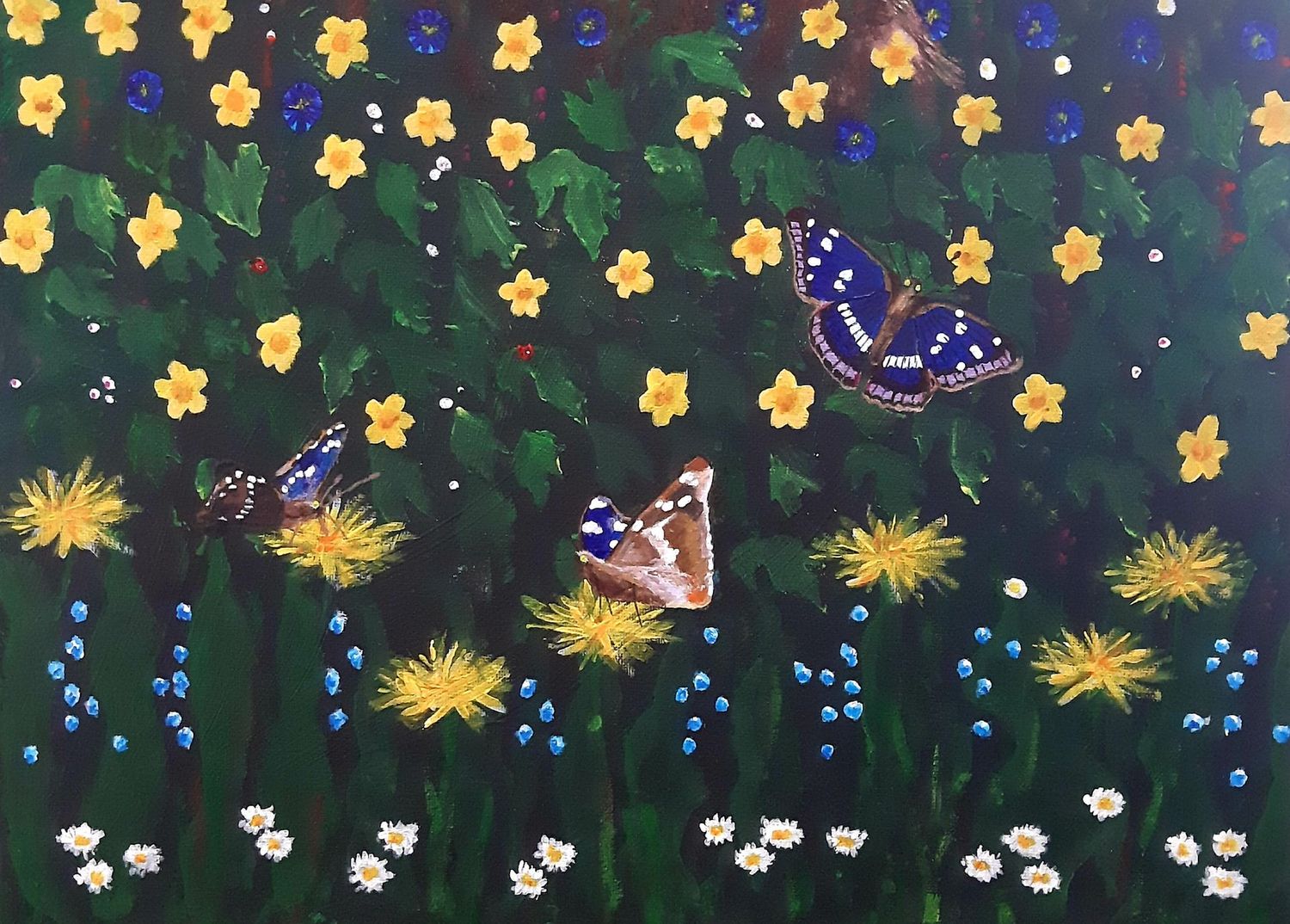 Purple Emperor Butterfly (Print)