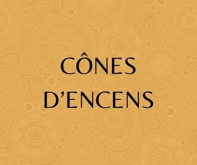 Encens en cônes