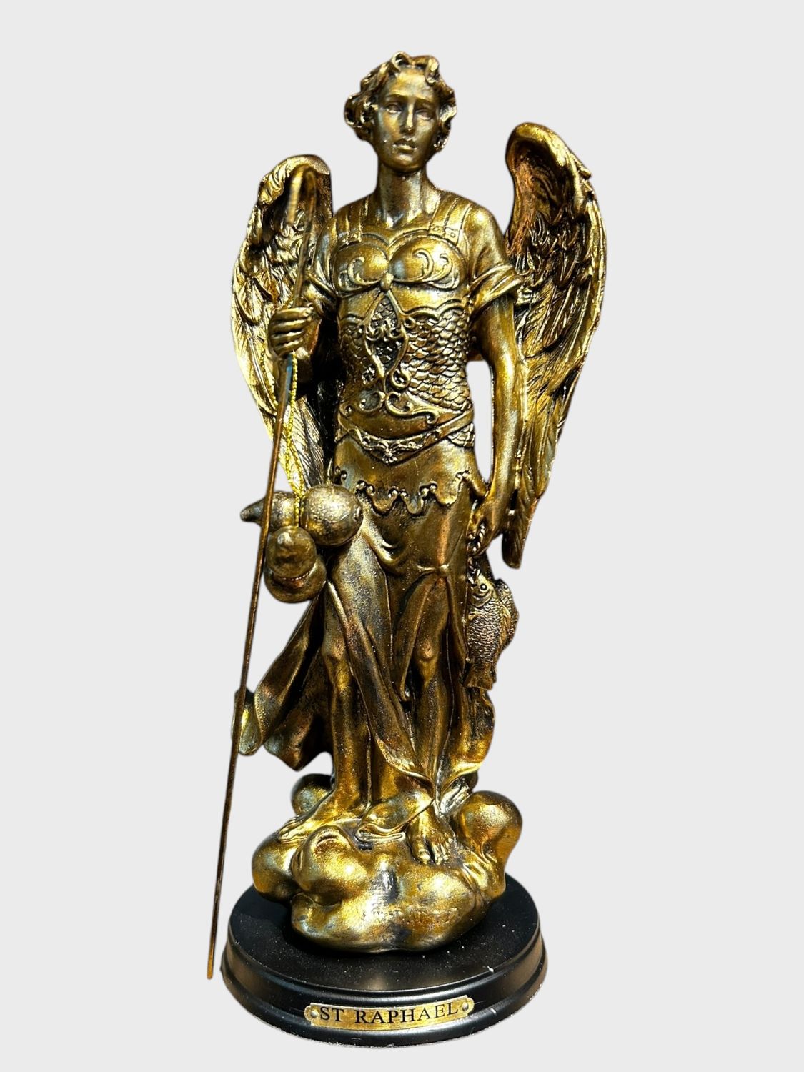 ARCHANGE RAPHAEL STATUE 9"
