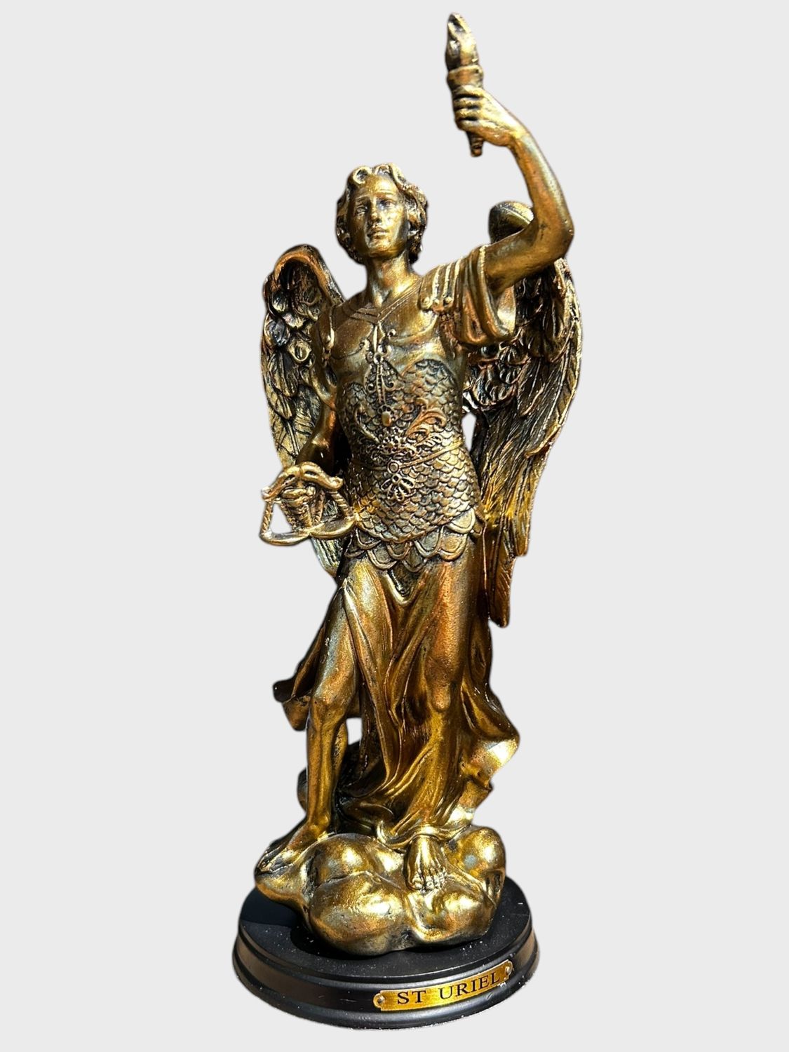 ARCHANGE URIEL STATUE 9"