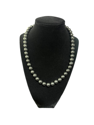 COLLIER SHUNGITE 10mm - MOYEN 20"