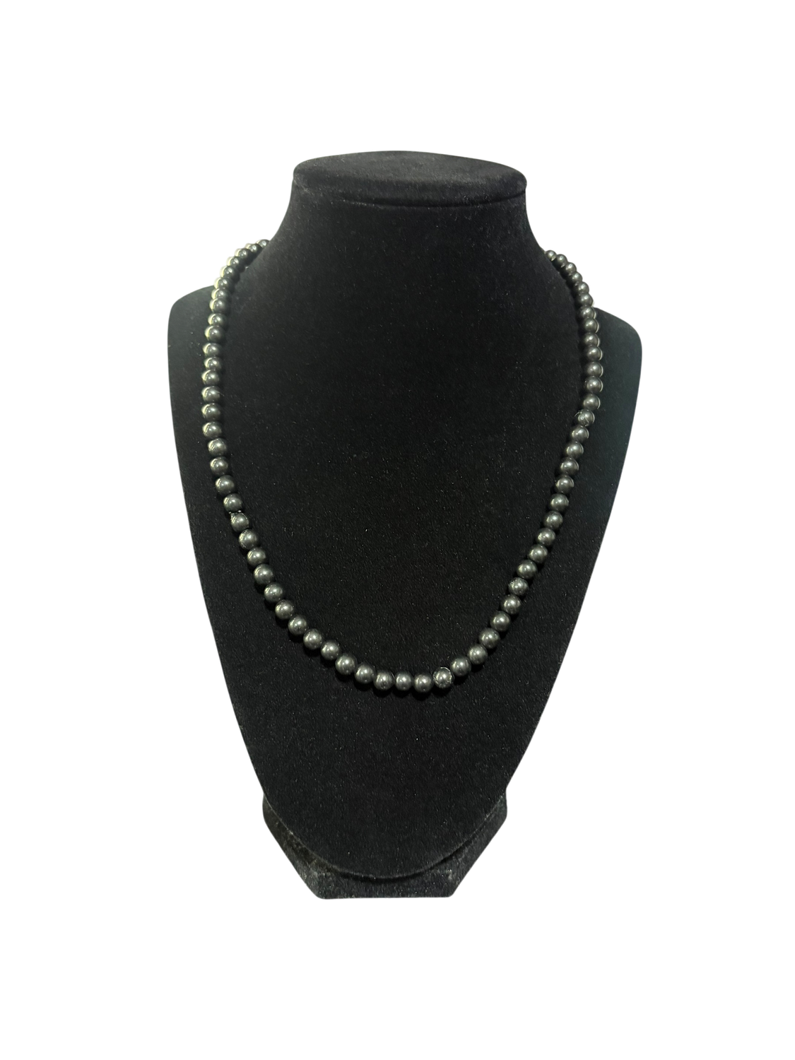COLLIER SHUNGITE 6mm - GRAND 22"