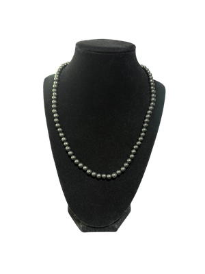 COLLIER SHUNGITE 6mm - GRAND 22"
