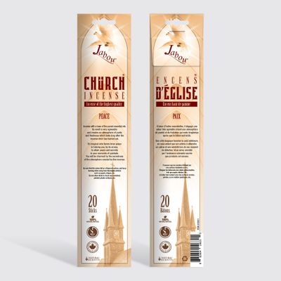 Encens d'Église bâtons - Paix