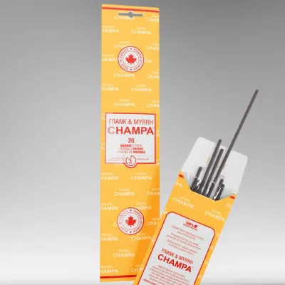 Encens Champa bâton - Oliban &amp; Myrrhe