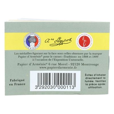 PAPIER D'ARMÉNIE - TRADITION