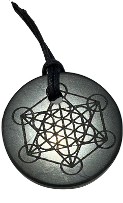 PENDENTIF SHUNGITE SUPRÊME - MÉTATRON
