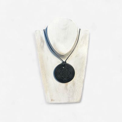 PENDENTIF SHUNGITE SUPRÊME - MÉTATRON