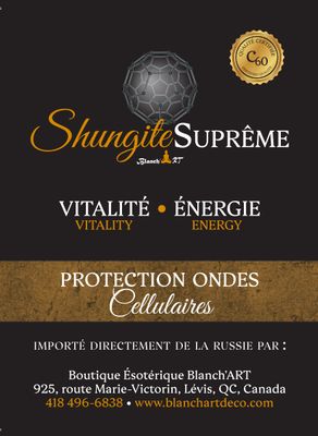SHUNGITE - PROTECTION CELLULAIRE 3 PLAQUES
