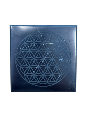 SHUNGITE BASE 10cm FLEUR DE VIE