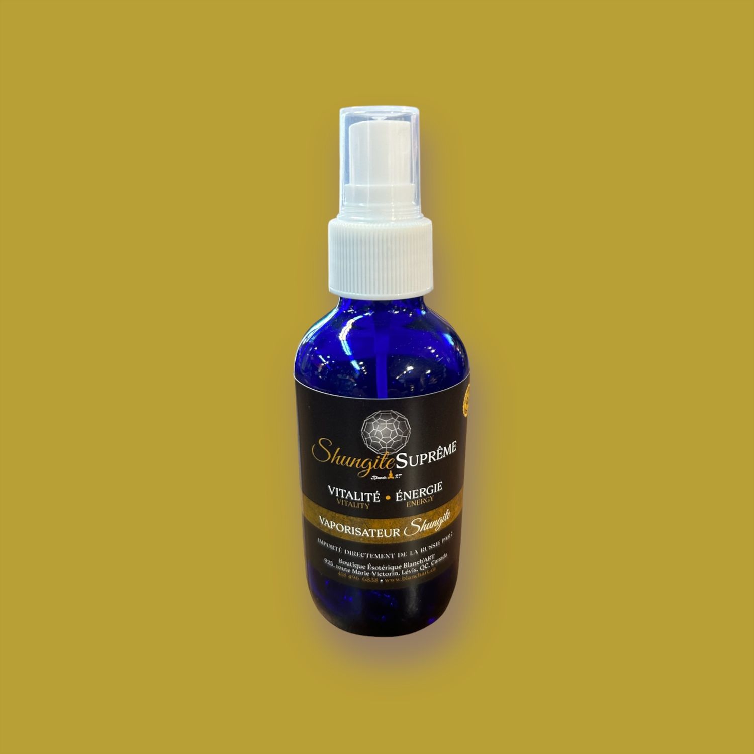 VAPORISATEUR 125ml EAU DE SHUNGITE SUPRÊME