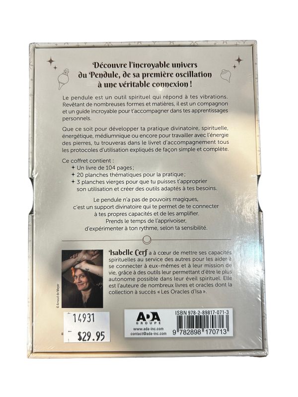 À LA DÉCOUVERTE DU PENDULE - CARTES / 9782898170713 / SOCADIS