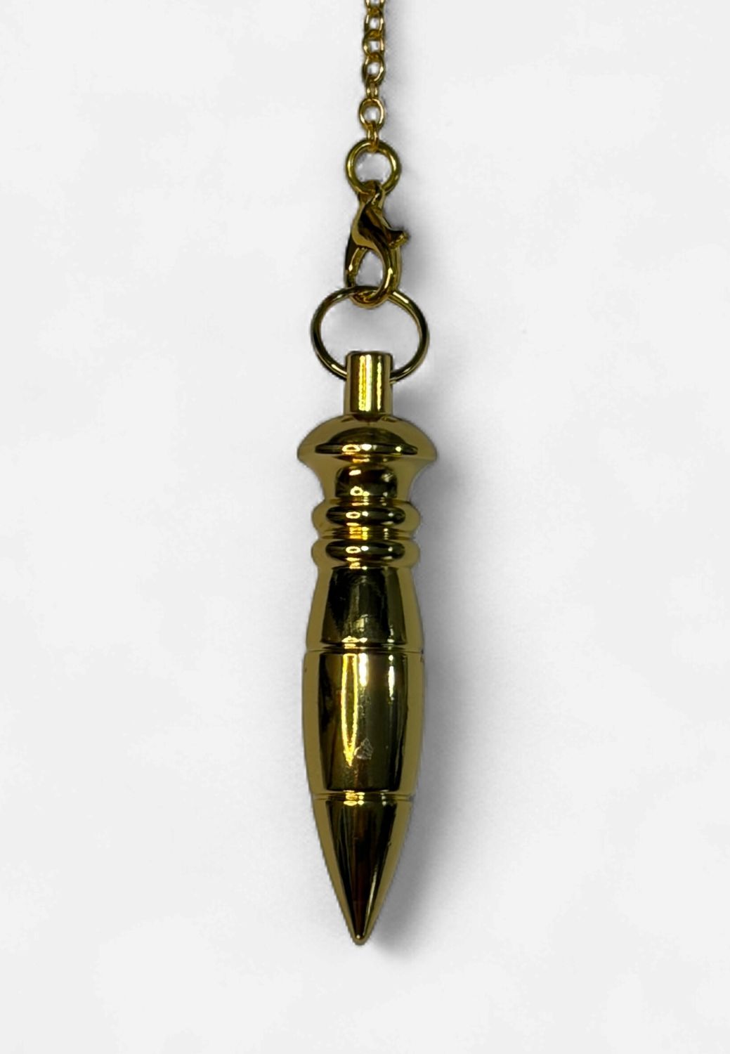 PENDULE EN MÉTAL - (B), Couleur: Doré