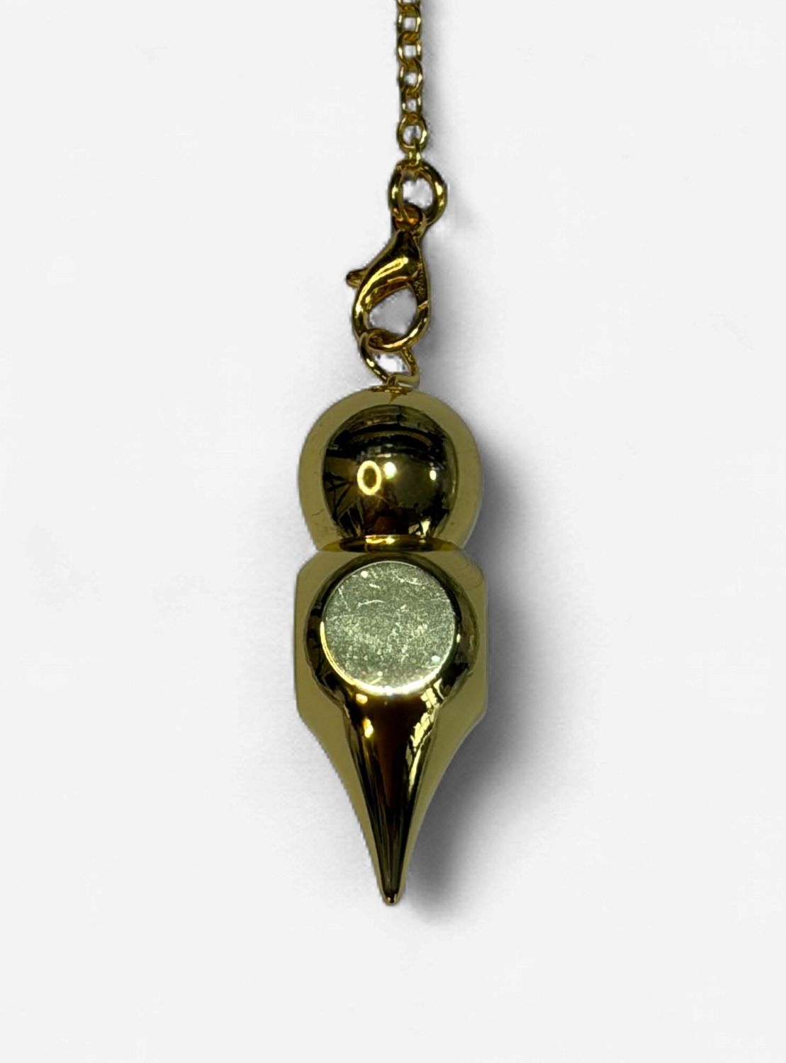 PENDULE EN MÉTAL - (A), Couleur: Doré