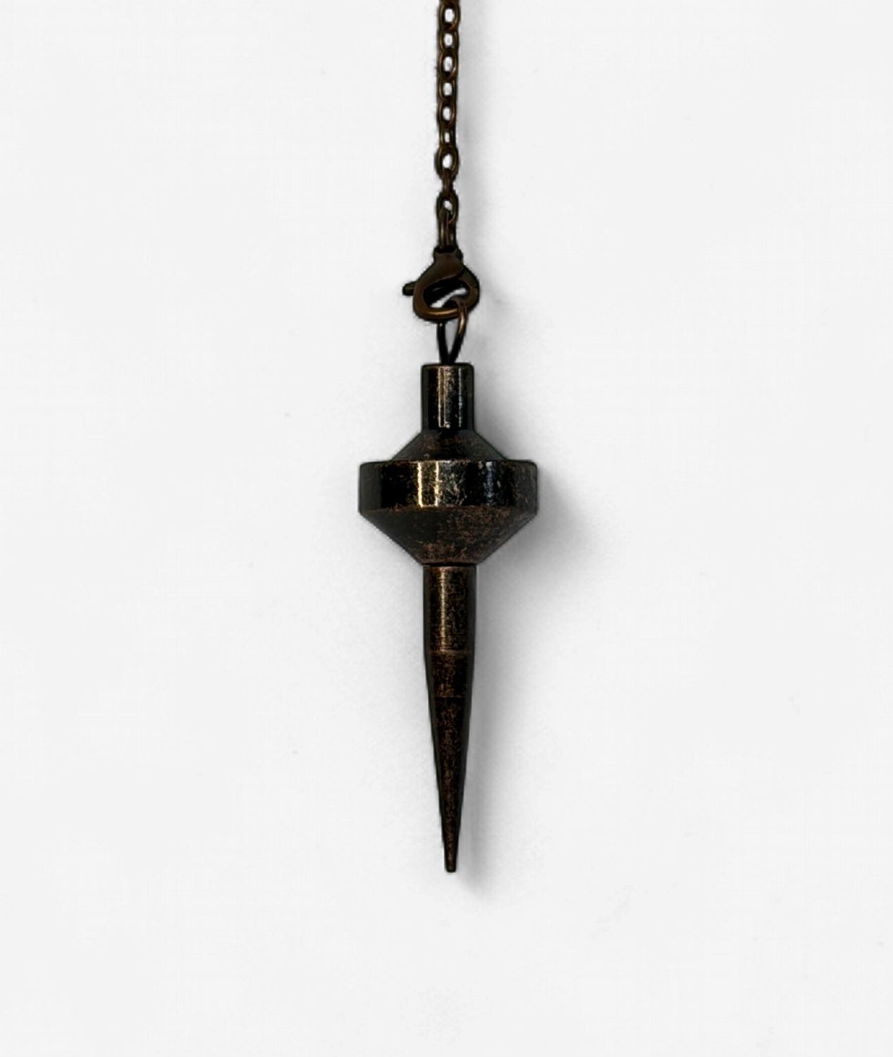 PENDULE EN MÉTAL - (G), Couleur: Cuivré
