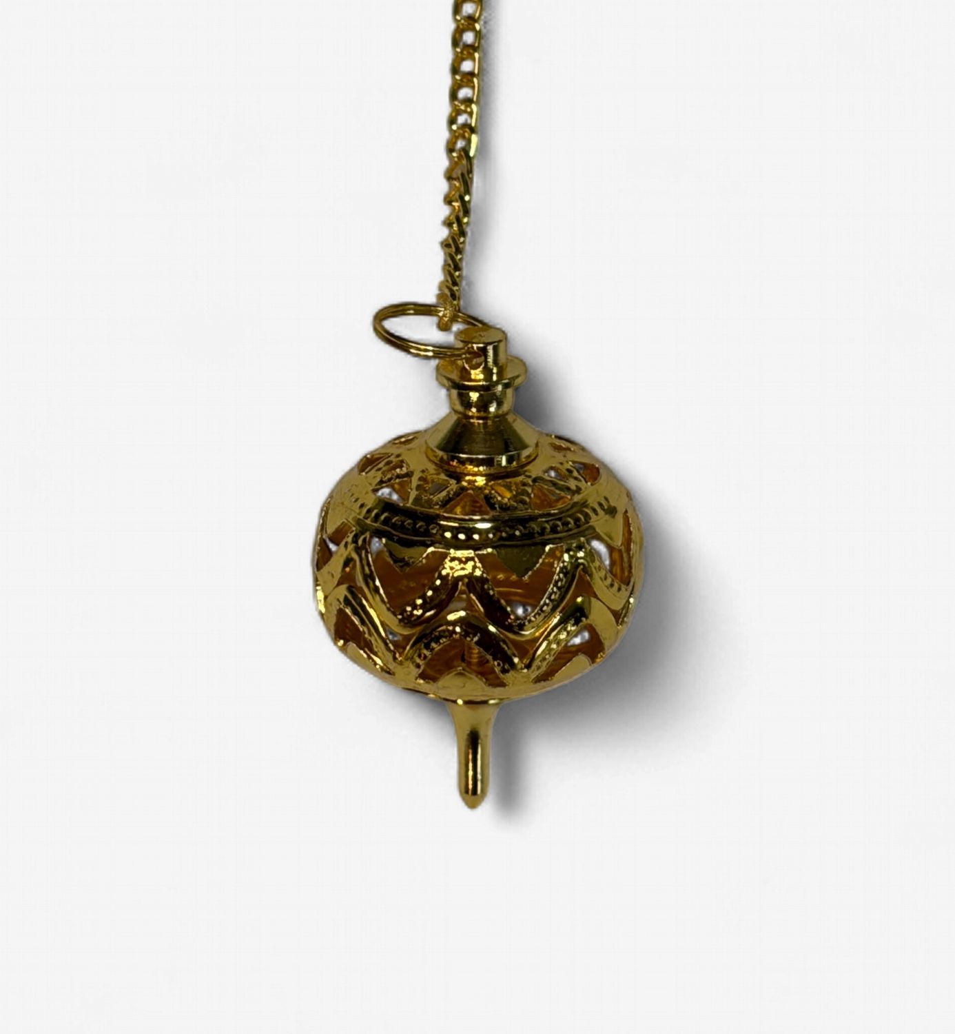 PENDULE EN MÉTAL - (O), Couleur: Doré