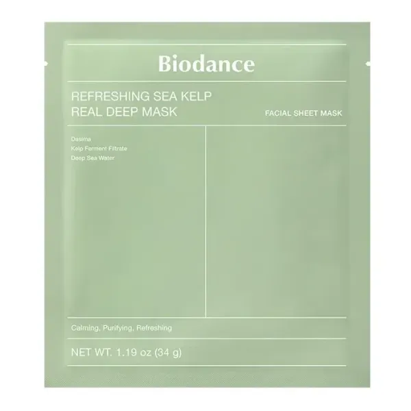 (Biodance) Refreshing Sea Kelp Real Deep Mask 1ud, 34gr (Biodance) Refreshing Sea Kelp Real Deep Mask 1ud, 34gr