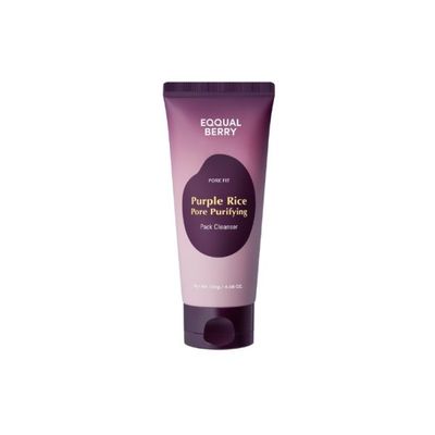 (EQQUALBERRY) Purple Rice Pore Purifying Pack Cleanser, 130g (EQQUALBERRY) Purple Rice Pore Purifying Pack Cleanser, 130g