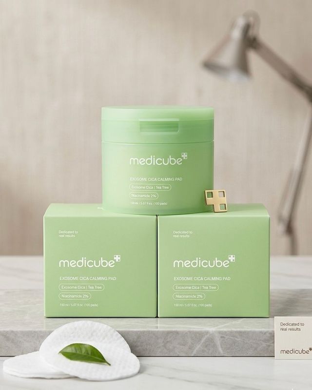 (MEDICUBE) Exosome Cica Calming Pad, 150ml (MEDICUBE) Exosome Cica Calming Pad, 150ml