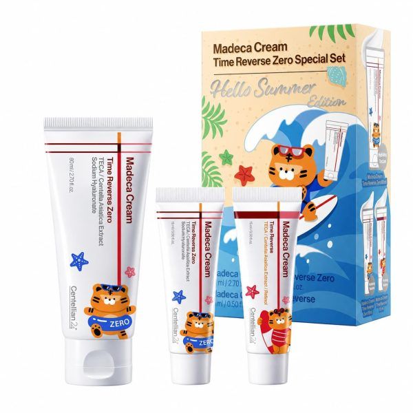 (Centellian24) Madeca Cream Team Reverse Zero Special Set Hello Summer Edition(3pcs) 80ml, 15ml, 15ml.