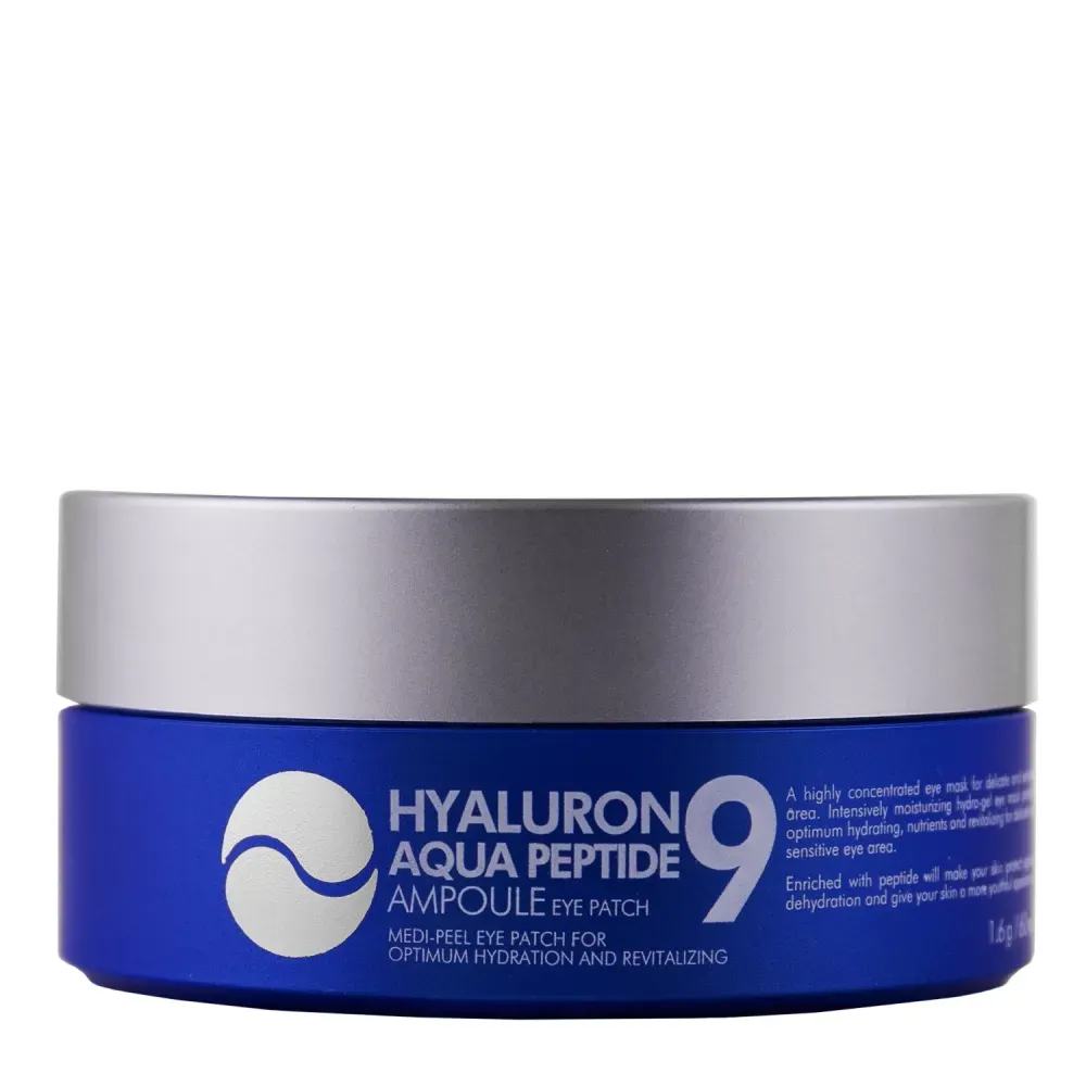 MEDI-PEEL Hyaluron Aqua Peptide 9 Ampoule Eye Patch – 60 parches