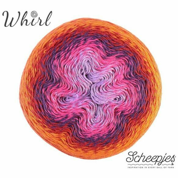 Whirl 764 Red Velvet Sunrise