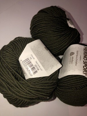 14 x bollen Katia Merino Sport 15 Donker groen
