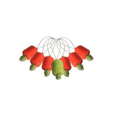 Knit Pro Stitch Ring Marker Orange Lily