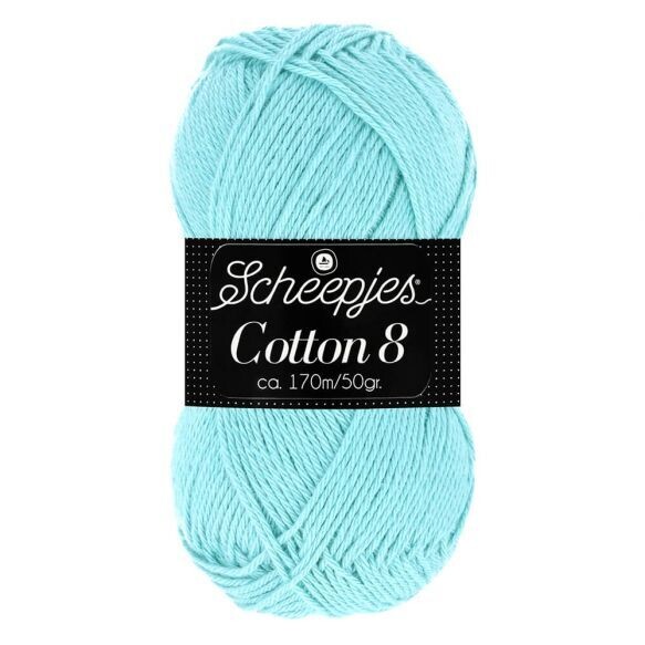 Cotton 8 663 groen, blauw
