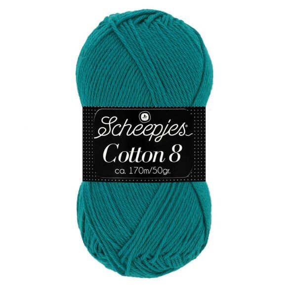 Cotton 8 724 blauw