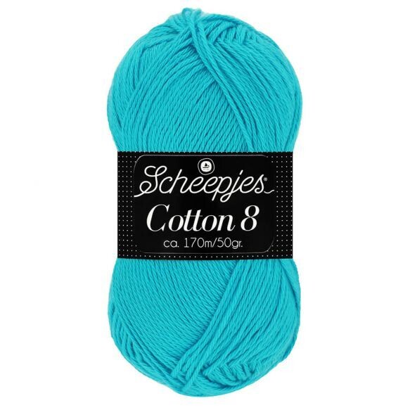 Cotton 8 712 blauw
