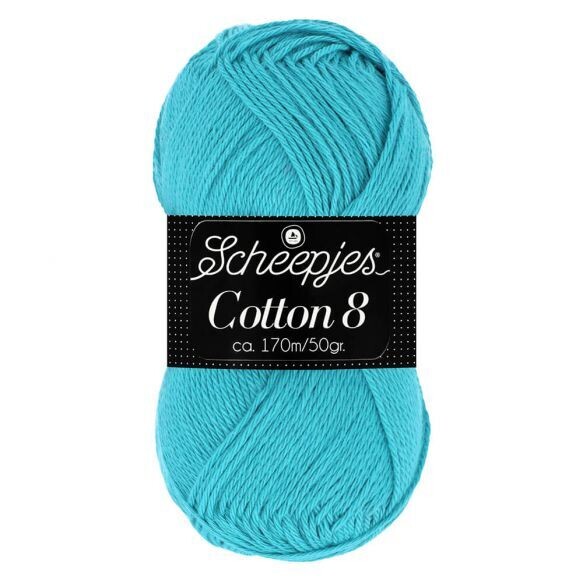 Cotton 8 725 blauw