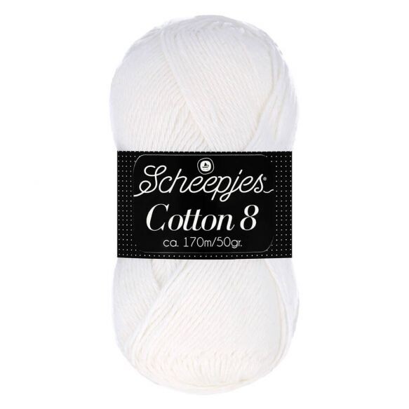 Cotton 8 502 wit