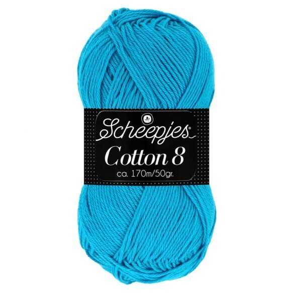 Cotton 8 563 blauw