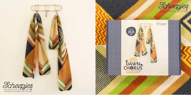 Scheepjes CKAL Goldcrest Scarf kit