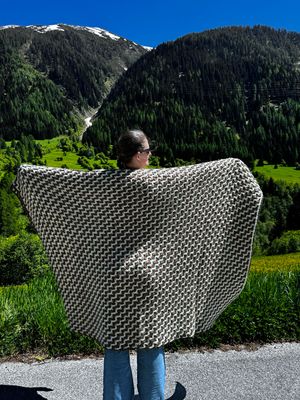     Cedar &amp; Cream Throw